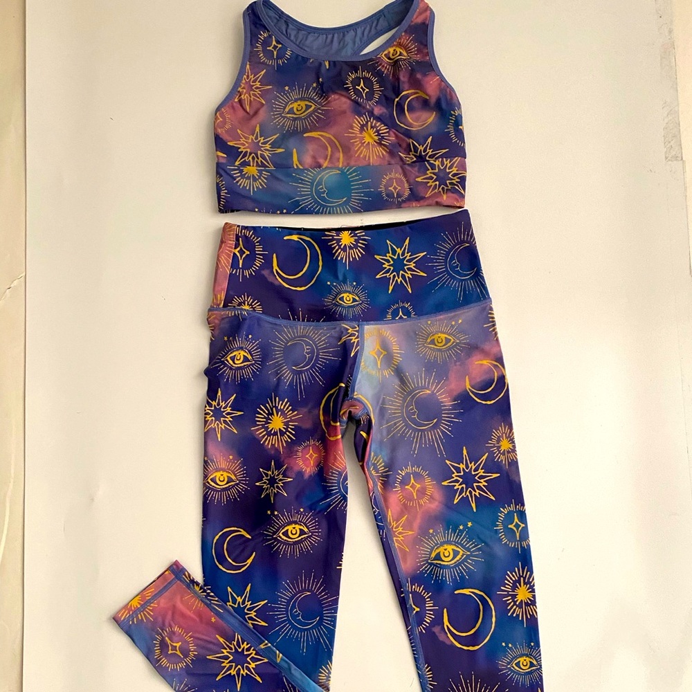Victoria’s Secret 7/8s Leggings and Bra Size S